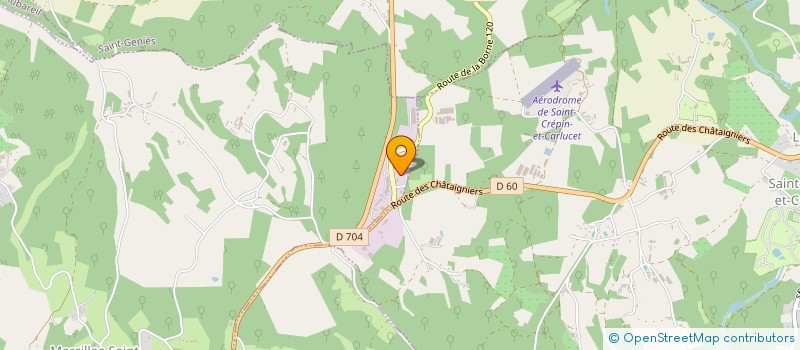 localisation de l'entreprise RAFISTOL  MARCILLAC-SAINT-QUENTIN