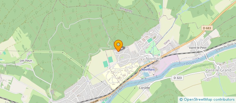 localisation de l'entreprise RAFLEX  NOVILLARS