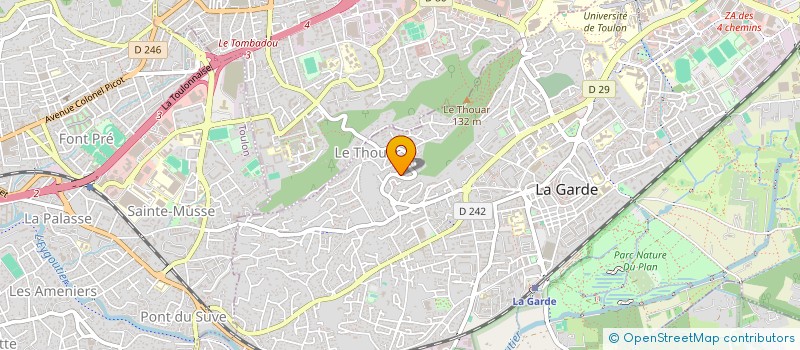 localisation de l'entreprise RAFLOCHRIS à LA GARDE