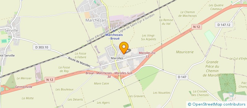 localisation de l'entreprise RAFM à BROUE