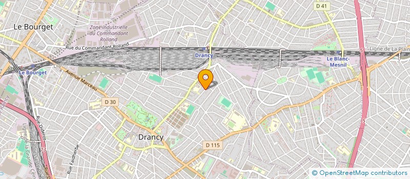 localisation de l'entreprise RAFMETAL à DRANCY