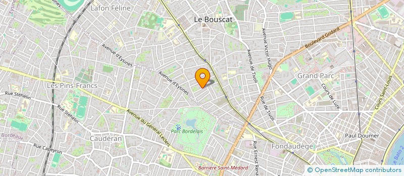 localisation de l'entreprise RAFORAMO  LE BOUSCAT