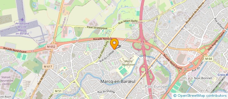 localisation de l'entreprise RAFOU DECOR à MARCQ-EN-BARŒUL