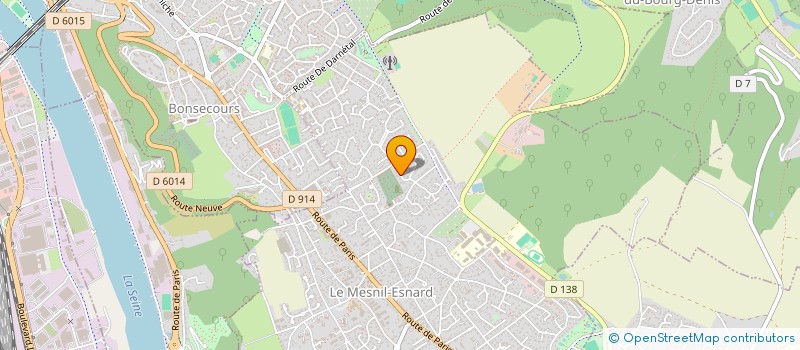 localisation de l'entreprise RAFRAICH'IMMO à LE MESNIL-ESNARD
