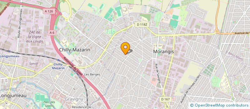 localisation de l'entreprise RAFSO à MORANGIS