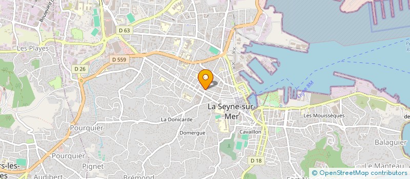 localisation de l'entreprise RAFT HOLDING à LA SEYNE-SUR-MER