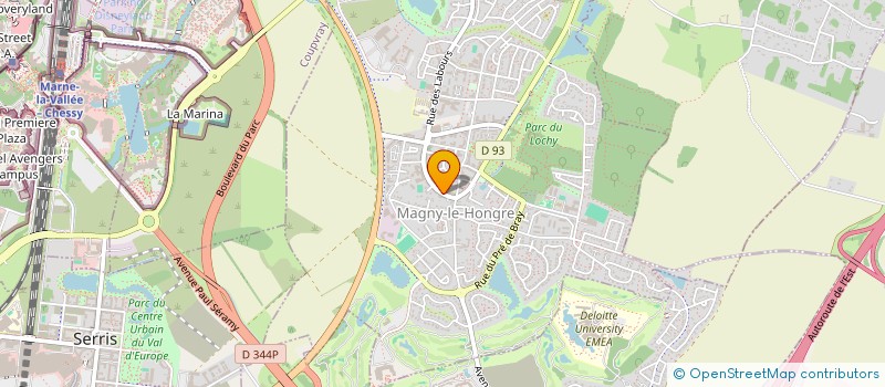 localisation de l'entreprise RAFTEL  MAGNY-LE-HONGRE