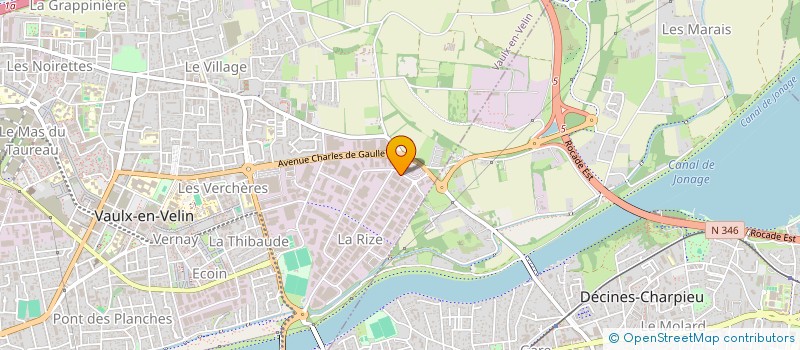 localisation de l'entreprise RAFX INVEST  VAULX-EN-VELIN