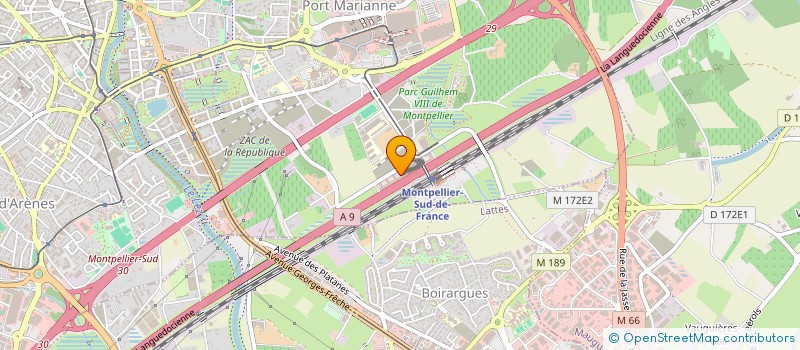 localisation de l'entreprise RAG 3 S  MONTPELLIER