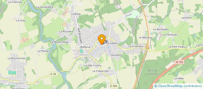 localisation de l'entreprise RAG à PLESLIN-TRIGAVOU