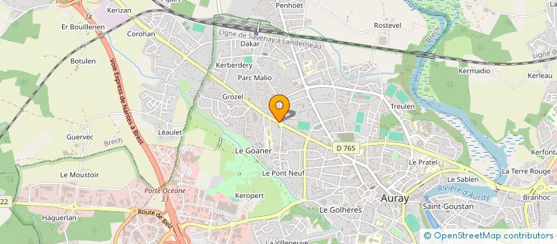 localisation de l'entreprise RAG LIMITED COMPANY à AURAY