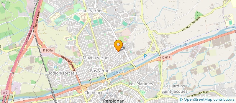 localisation de l'entreprise RAGA MUSIQUE  PERPIGNAN