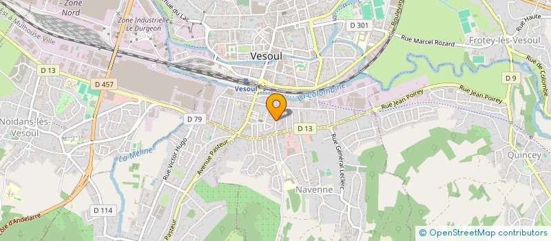 localisation de l'entreprise RAGA S.C.I. à VESOUL