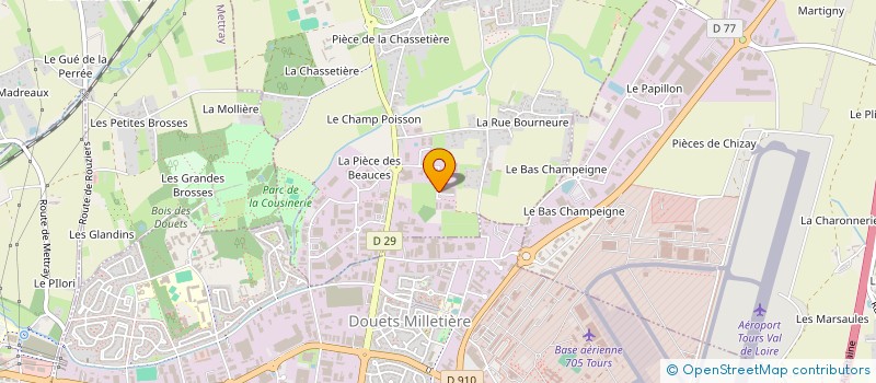 localisation de l'entreprise RAGAIN VALERY EURL  NOTRE-DAME-D'OE