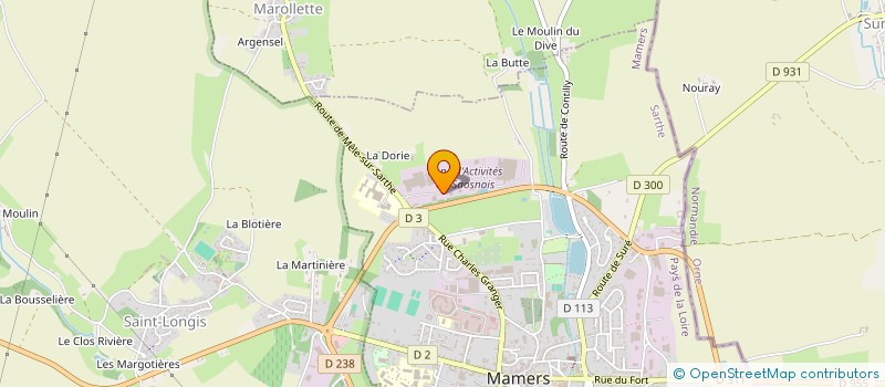 localisation de l'entreprise RAGAINE à MAMERS
