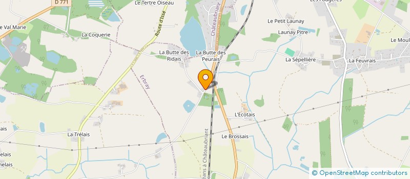 localisation de l'entreprise RAGALE  ERBRAY