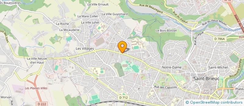 localisation de l'entreprise RAGAN à SAINT-BRIEUC