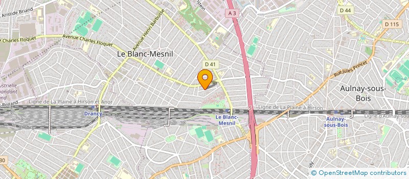 localisation de l'entreprise RAGARIS à LE BLANC-MESNIL