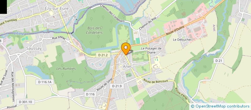 localisation de l'entreprise RAGAZZI DA ANET à ANET