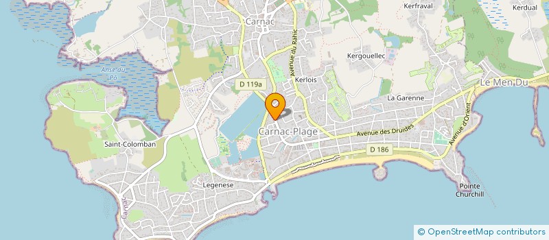 localisation de l'entreprise RAGDOLL  CARNAC