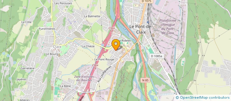 localisation de l'entreprise RAGE  CLAIX