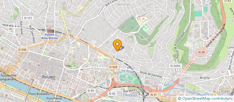 localisation de l'entreprise RAGE  ROUEN