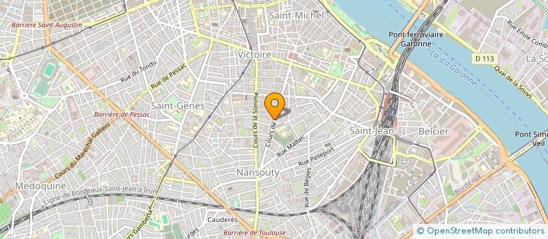 localisation de l'entreprise RAGE BORDEAUX  BORDEAUX