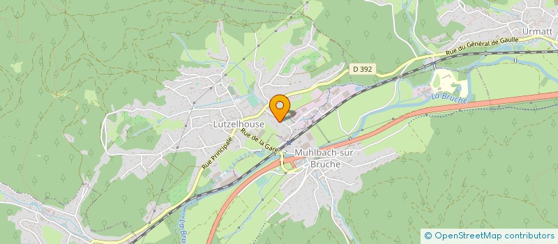 localisation de l'entreprise RAGEBO à LUTZELHOUSE