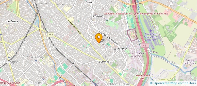 localisation de l'entreprise RAGER à TOULOUSE