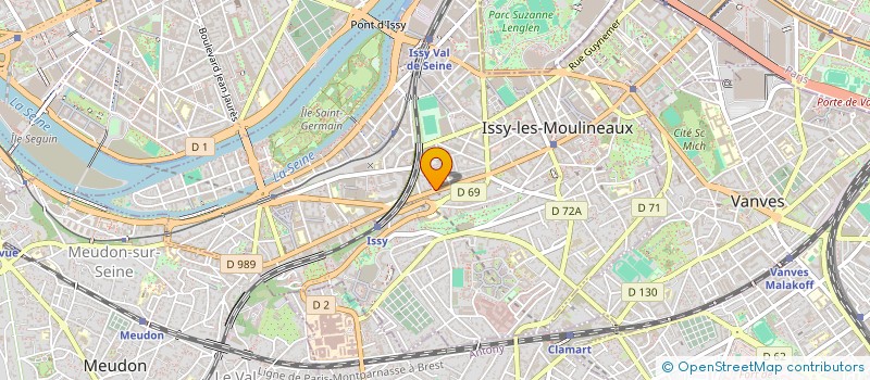 localisation de l'entreprise RAGGADIZZ PRODUCTIONS à ISSY-LES-MOULINEAUX