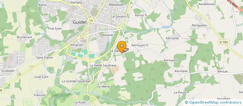 localisation de l'entreprise RAGLAN  PLOEMEUR