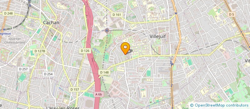 localisation de l'entreprise RAGLOGIC  VILLEJUIF