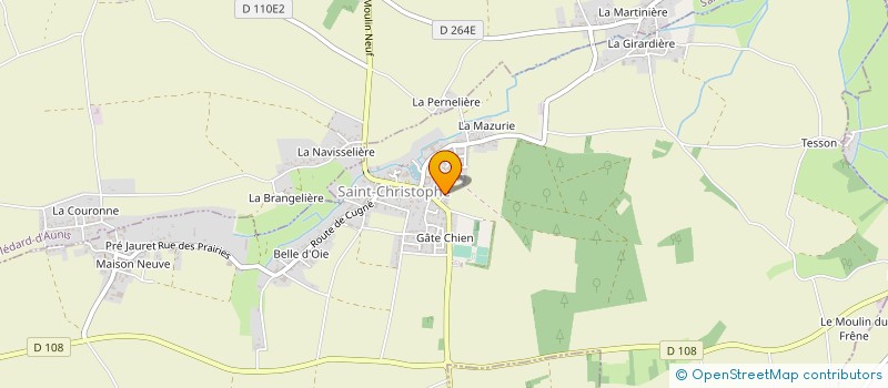 localisation de l'entreprise RAGNAR-EMAIL SAS à SAINT-CHRISTOPHE