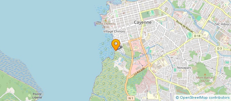 localisation de l'entreprise RAGNAR FISH  CAYENNE