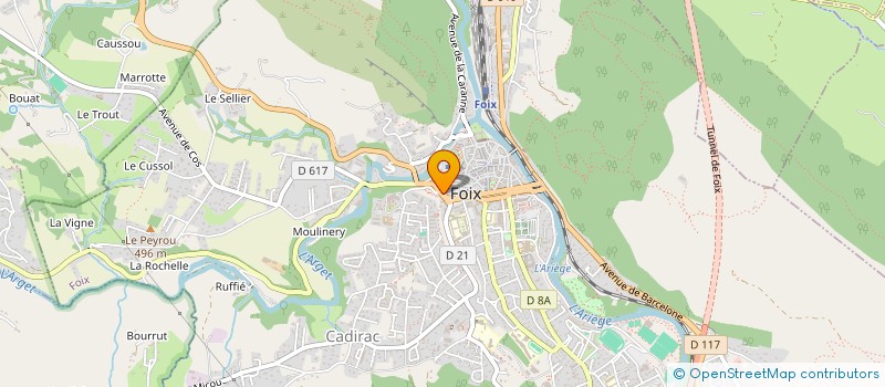 localisation de l'entreprise RAGNAR'ORK à FOIX