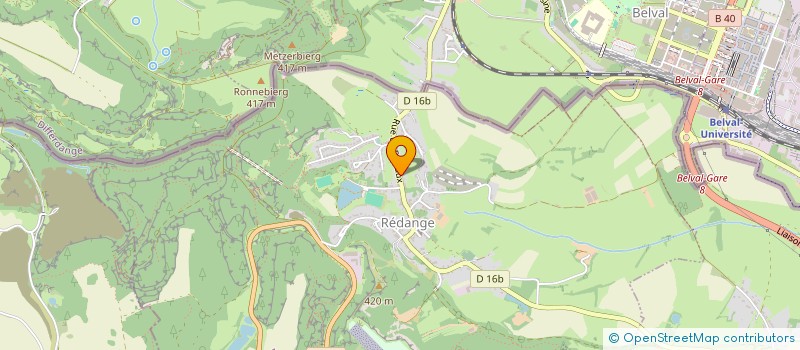 localisation de l'entreprise RAGNOTTI  REDANGE