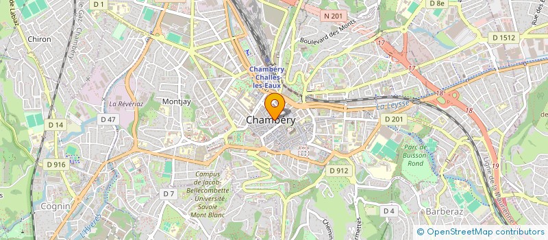 localisation de l'entreprise RAGNOVA  CHAMBERY