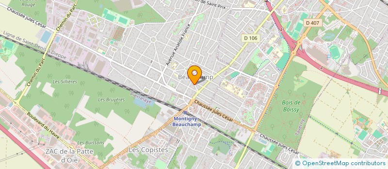 localisation de l'entreprise RAGNUM  BEAUCHAMP