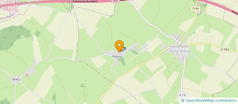localisation de l'entreprise RAGNY LE CHATEAU INVEST  SAVIGNY-EN-TERRE-PLAINE