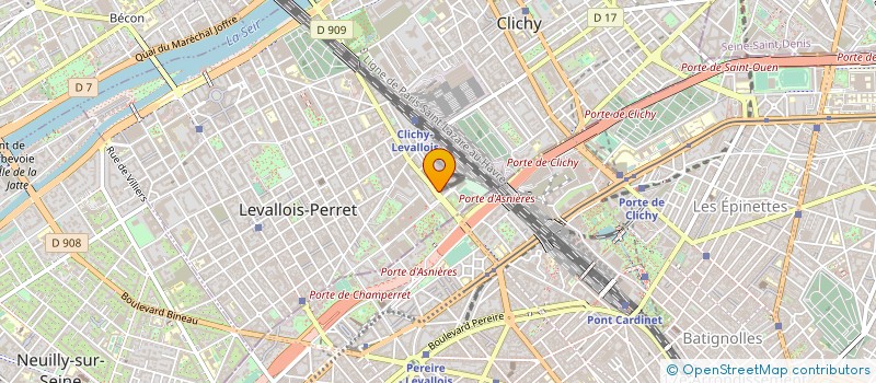 localisation de l'entreprise RAGO SYSTEMES à LEVALLOIS-PERRET