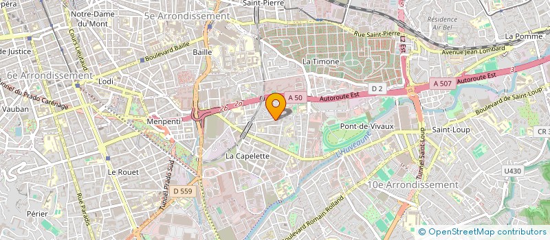 localisation de l'entreprise RAGON  MARSEILLE