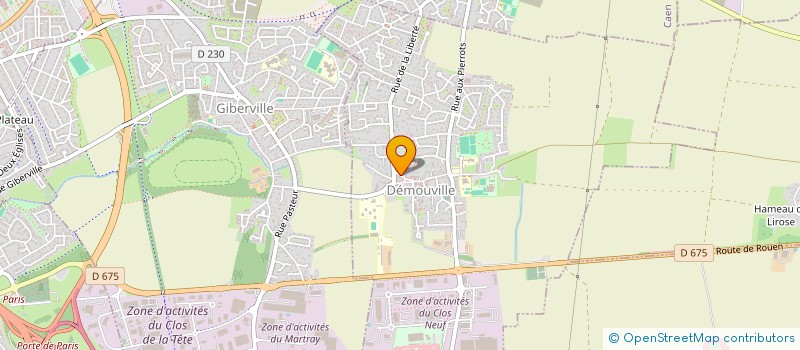 localisation de l'entreprise RAGONDINGUES  DEMOUVILLE