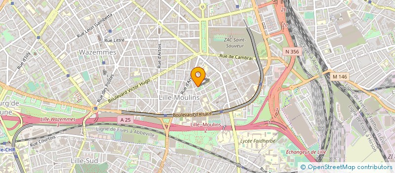 localisation de l'entreprise RAGOT & FILS à LILLE
