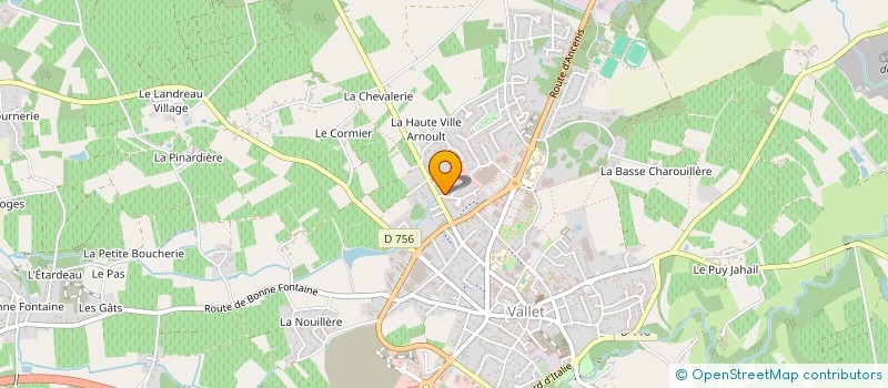 localisation de l'entreprise RAGOT P ET GORIN D à VALLET