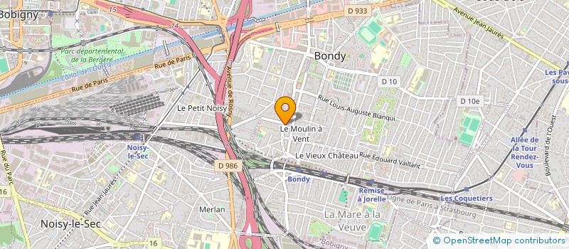 localisation de l'entreprise RAGTIME à BONDY