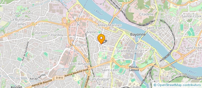 localisation de l'entreprise RAGTIME à BAYONNE