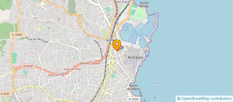 localisation de l'entreprise RAGUE & ASSOCIES  ANTIBES