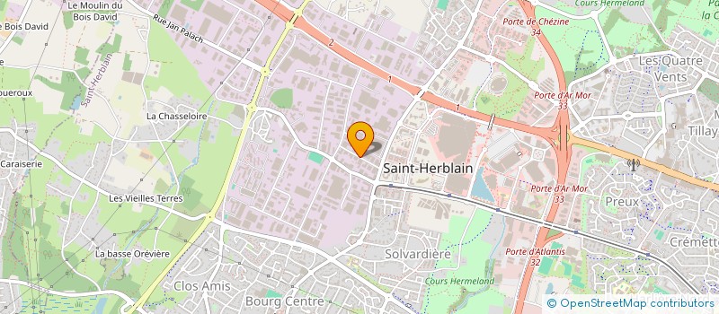 localisation de l'entreprise RAGUENEAU SARL  SAINT-HERBLAIN