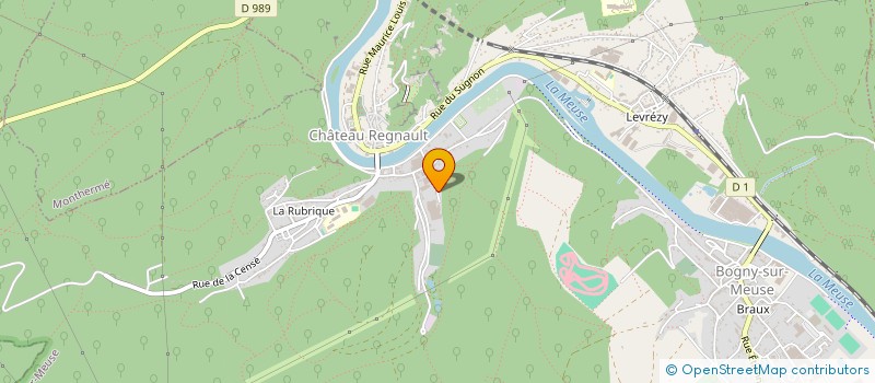 localisation de l'entreprise RAGUET SA à BOGNY-SUR-MEUSE
