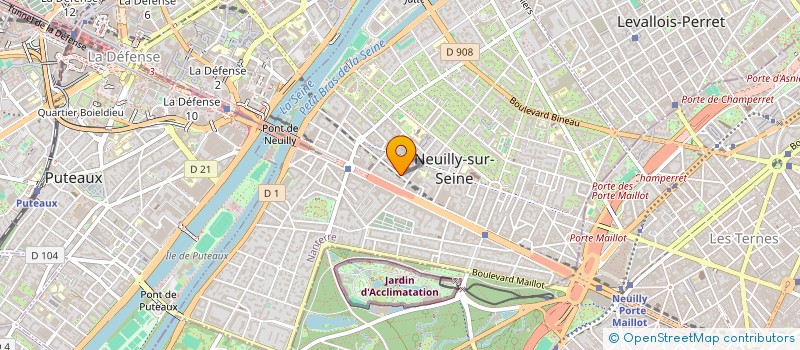 localisation de l'entreprise RAGUIN à NEUILLY-SUR-SEINE